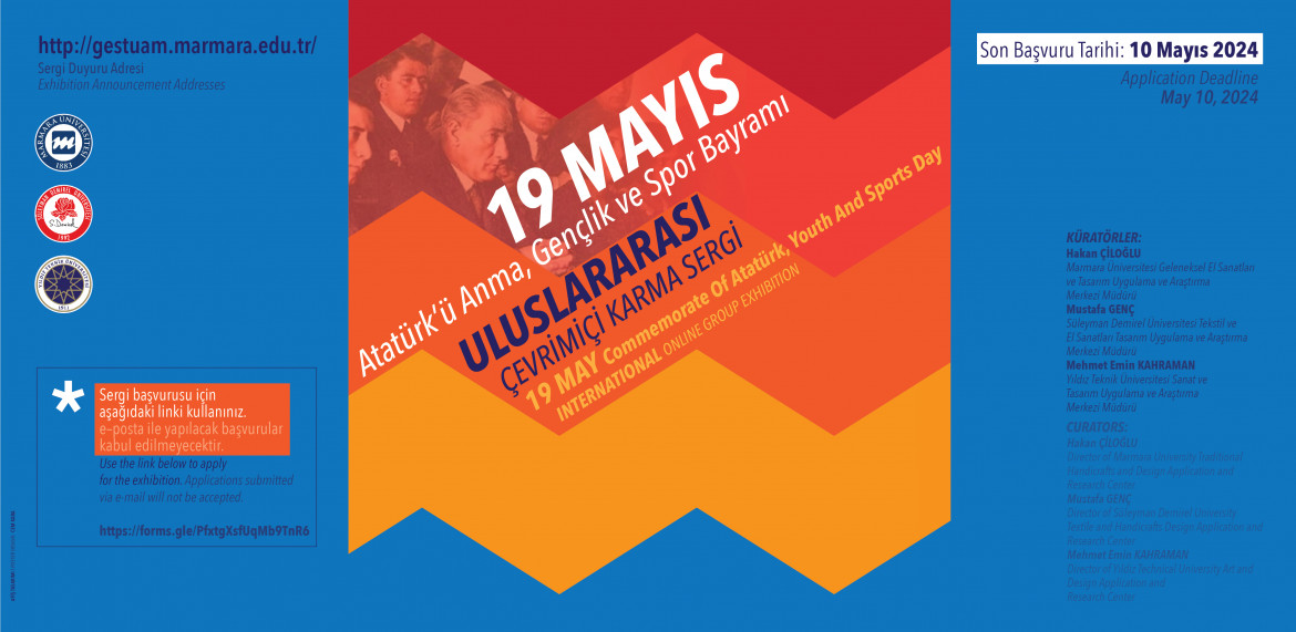 19 MAY COMMEMORATE OF ATATÜRK, YOUTH AND SPORTS DAY
INTERNATIONAL ONLINE MIXED EXHIBITION, 19 – 30 MAY 2024