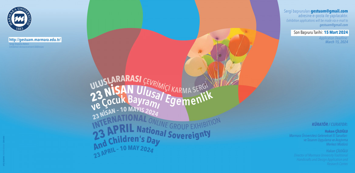 23 APRIL NATIONAL SOVEREIGNTY AND CHILDREN'S DAY INTERNATIONAL ONLINE GROUP EXHIBITION, 23 APRIL – 10 MAY 2024