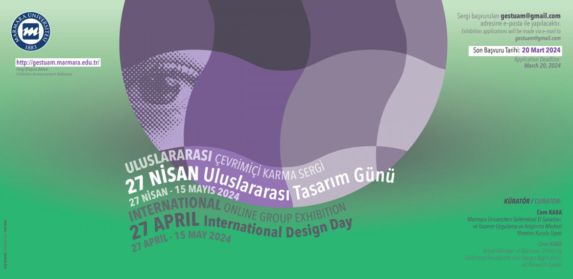 27 APRIL INTERNATIONAL DESIGN DAY INTERNATIONAL ONLINE GROUP EXHIBITION, 27 APRIL – 15 MAY 2024