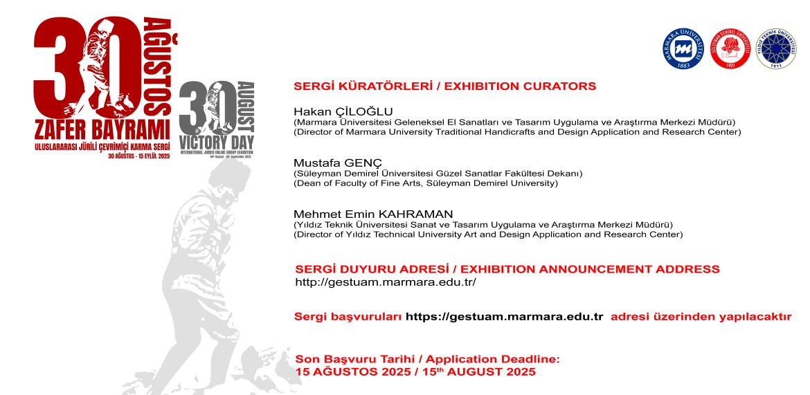 30 AĞUSTOS ZAFER BAYRAMI ULUSLARARASI JÜRİLİ ÇEVRİMİÇİ KARMA SERGİ, 30 AĞUSTOS – 20 EYLÜL 2025